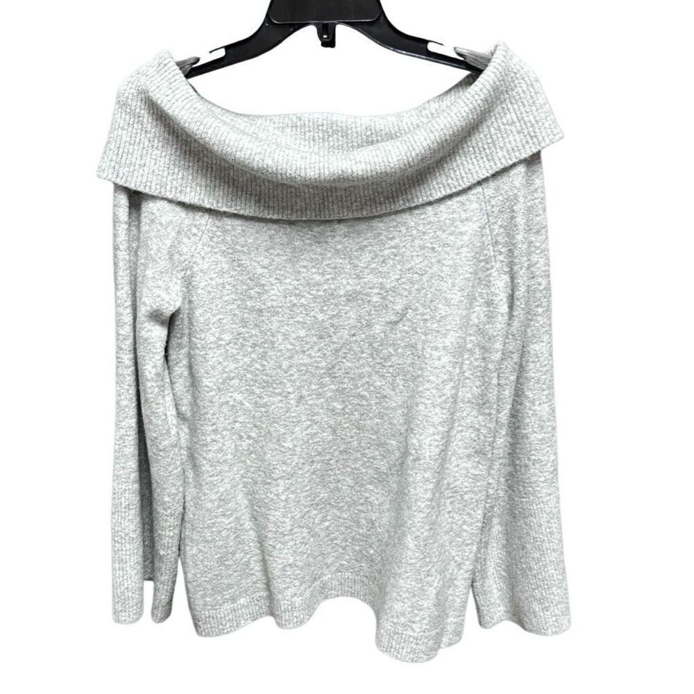 Gray Women’s Bell Sleeve Cowl Neck Sweater Size Medium
